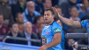nrl,congratulations,try,origin,national rugby league,state of origin,nsw,uptheblues,nsw blues,new south wales,congratulate,suncorp stadium,anz stadium rugby league,head pat,try celebration,brett morris