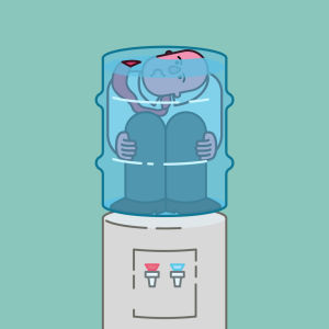 chill out,illustration,chill,character design,water cooler,funny,animation,design,cartoon,water,cool,character,office,silly,bubble,heatwave,cooler,daft,cool down,office worker,keep cool,i need water,hot office