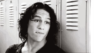 heath ledger,smug,smile,reactions,smiling,10 things i hate about you,cheeky,grinning,10 things