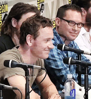 michael fassbender,james mcavoy,sdcc,days of future past,sort of,jm interview,bless his little heart,cartoons comics