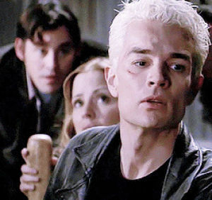 buffy the vampire slayer,the t,spike,james marsters,by marilynmay,spikes ridiculous face just because,rerebar
