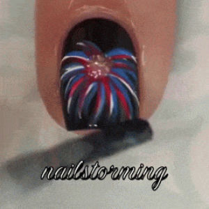 fireworks,diy,4th of july,nails,fourth of july,nail art,manicure,nail tutorial,fireworks nails