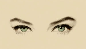 barbara palvin,red lips,green eyes,vs model