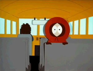 kenny mccormick,kenny,south park,scared