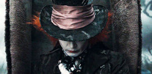 mad hatter,alice in wonderland,johnny depp,wake up,waking up,what is this