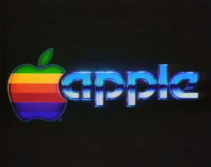 80s,apple,typography,1980s,vhs,logo,steel,chrome,retrocomputing,80s style,dat font,like for real,this is probably the most 80s thing ive ever posted,ultra80s