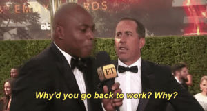 emmys,emmys 2016,jerry seinfeld,entertainment tonight,emmy awards 2016,et red carpet
