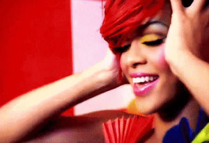 rihanna,red hair,wtc,music video,navy,whos that chick