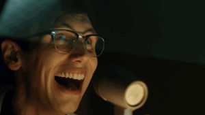 edward nygma,happy,fox,excited,laugh,gotham,cory michael smith,the riddler