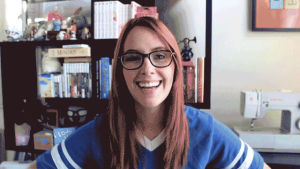 approve,good job,cute girl,sourcefed,girl,nice,nerd,i approve,double thumbs up
