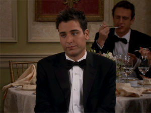 ted mosby,uninterested,bored,himym,staring off into space