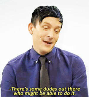 robin lord taylor,gotham,oswald cobblepot,hollywood undead,girls dont poop,why has no one,power hungry,that electraheart