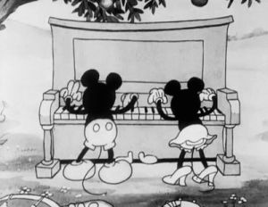 black and white,love,disney,piano,mouse,mickey,minnie