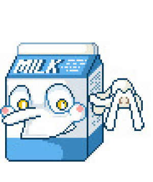 milk,transparent,happy,weird,kawaii,graphics,pixel,adorable,drink,drinking,silly