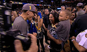 basketball,nba,golden state warriors,stephen curry,awesome nba moments,riley curry,ayesha curry