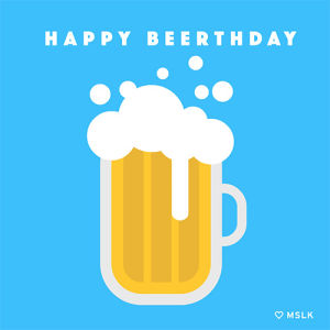 happy birthday,beer