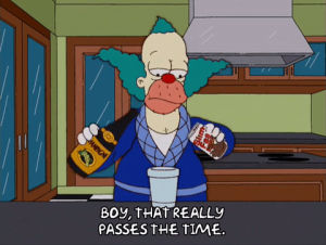 krusty the clown,episode 6,sad,season 15,depressed,indifferent,15x06,morose