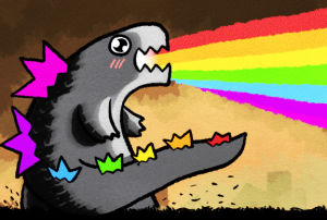 dinosaur,oc,case,rainbows,raaaaawrnot