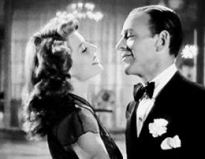 rita hayworth,classic film,fred astaire,you were never lovelier