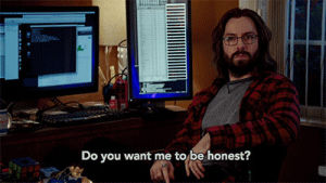 gilfoyle,do you want me to be honest or nice,hbo,silicon valley,martin starr,do you want me to be honest