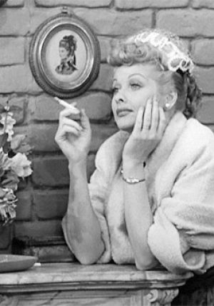 i love lucy,smoking,tv show,lucille ball,classic,old