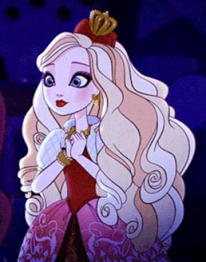 ever after high,apple white,happy,smile,smiling,clapping,clap,eah,claping