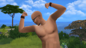 the sims 4,naked,flex,the sims,sims,censored,muscles,proud,yolo,sim,ts3,ts2,simmer,ts1,simming,show off