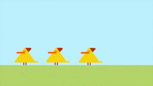 windy,duggee,surprised,hey duggee,autumn,chicken,fall,confused,storm
