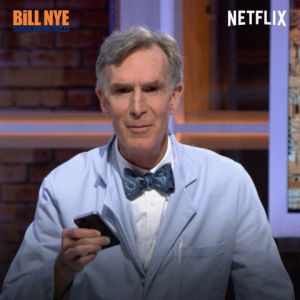 bill nye,bill nye the science guy,netflix,reaction,what,confused,bill nye saves the world