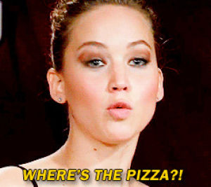 loser,jlaw,food,friends,pizza,jennifer lawrence,relatable,i love pizza
