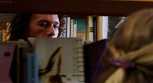 movie,film,heath ledger,books,10 things i hate about you,library,patrick verona