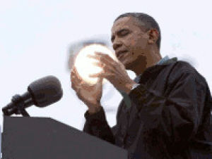 brush your shoulders off,politics,explosion,obama,war,barack obama,clap,crystal ball