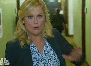 amy poehler,dancing,happy,parks and recreation,leslie knope