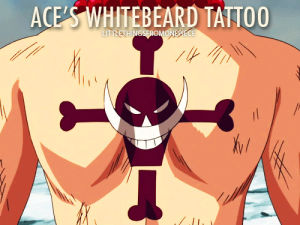 portgas d ace,ace,boy,aces whitebeard tatoo