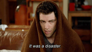 germs,schmidt,fox,new girl,sick,disaster,newgirl,it was a disaster