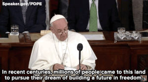 pope francis,news,world,politics,mic,speech,congress,immigration,refugees,migrant