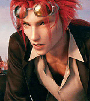 final fantasy,video games,advent children,reno is my baby and i love him so much