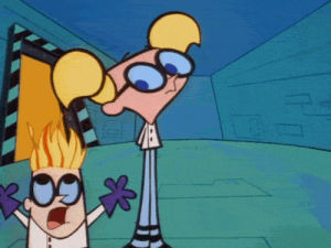 dexters laboratory,fire,hair,cartoon network,accident,on fire