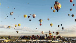 hot air balloon,festival,flying