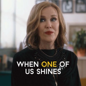 teamwork,schitts creek,team,moira rose,cbc,kevins mom,funny,comedy,humour,canadian,shine,schittscreek,catherine ohara,shining,queen moira,queenmoira,shines,dream work,work together,i in team