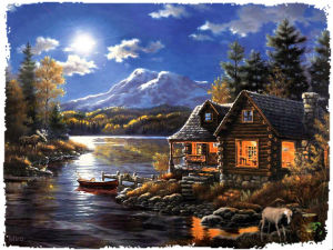 lake,autumn,pinterest,kinkade,tumblr,images,pictures,photos,twitter,painting,facebook,thomas
