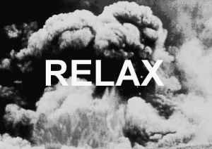 explosion,sarcasm,black and white,water,smoke,boom,relax