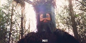 monty python and the holy grail,monty python,knights who say ni,film