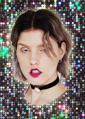 90s,girl,party,lost,glitter,drunk,gone,90s fashion,choker,party girl,verotica