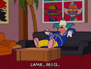 season 15,episode 6,shocked,bored,krusty the clown,indifferent,15x06