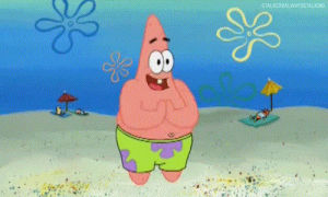 patrick,clapping,happy,spongebob