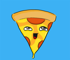 happy,food,illustration,pizza,doodle