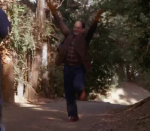 george costanza,happy,excited,seinfeld