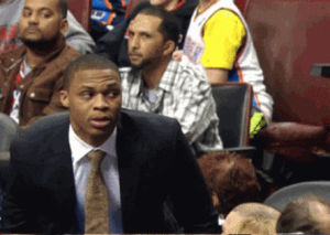 westbrook,reactions,s reactions,sport,videos,russell