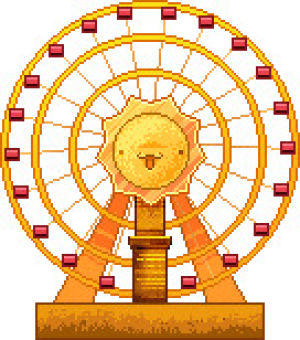 ferris wheel,transparent,happy,summer,pixel,spinning